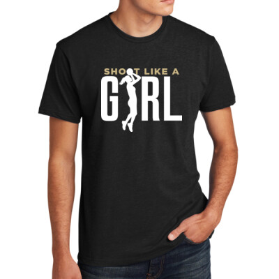 Adult Shoot Like a Girl T-Shirt Thumbnail