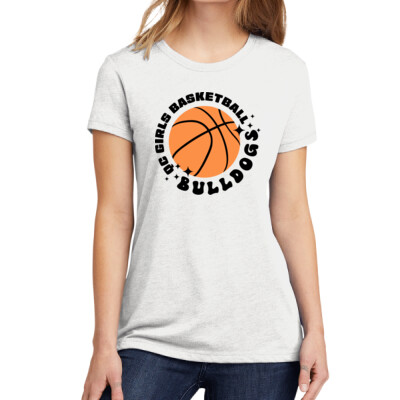 Women's QC Girls Basketball Bulldogs T-Shirt Thumbnail