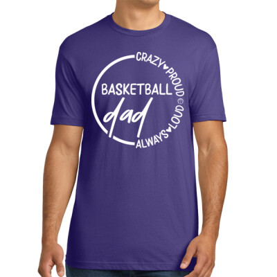 Adult Crazy Proud Basketball Dad Thumbnail