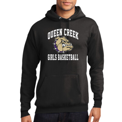 Adult Queen Creek girls Basketball Hoodie Thumbnail