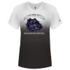 Women's V-Neck Ombre T-Shirt Thumbnail