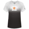 Women's V-Neck Ombre T-Shirt Thumbnail